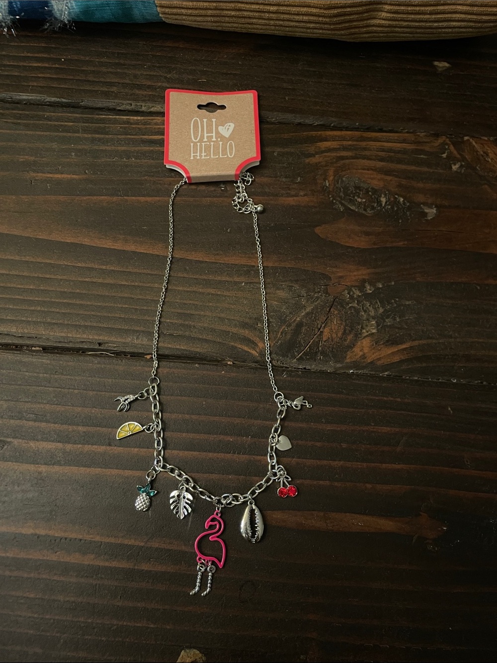 Oh Hello Charm Necklace D04 6693